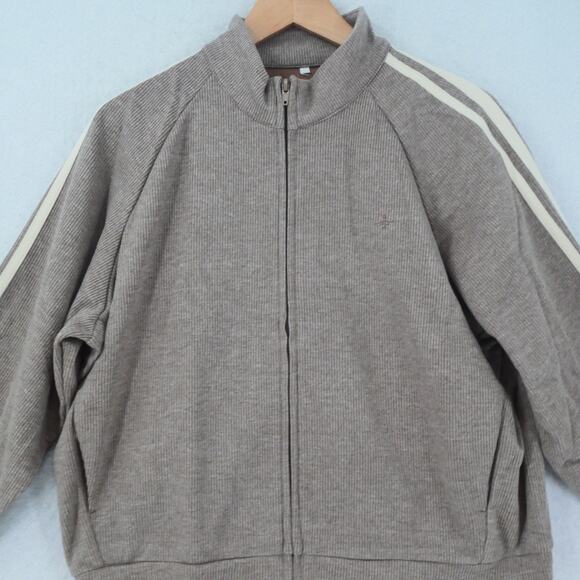 NEW Halara Women's XL Ribbed Stand Collar Long Sleeve  Jacket Brown - Picture 3 of 11